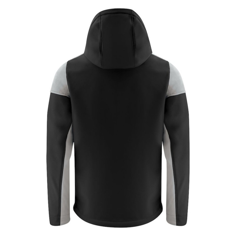 Veste softshell bicolore avec capuche amovible